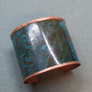 Copper Patina Cuff Bracelet